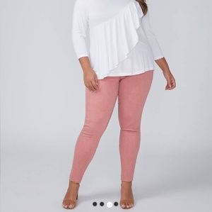 Blush, raw-hem skinnies!!